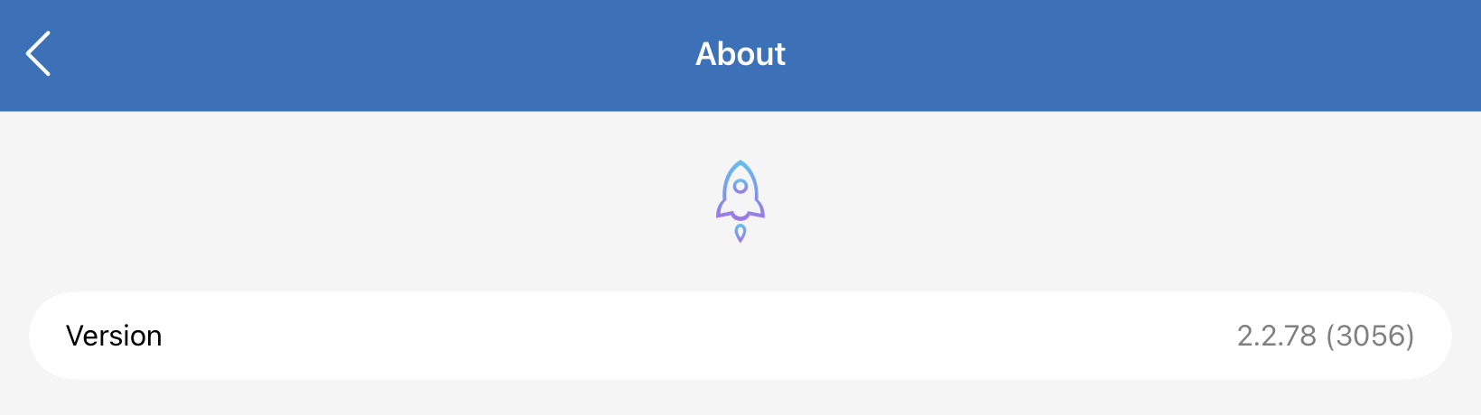 Shadowrocket About page showing version 2.2.78